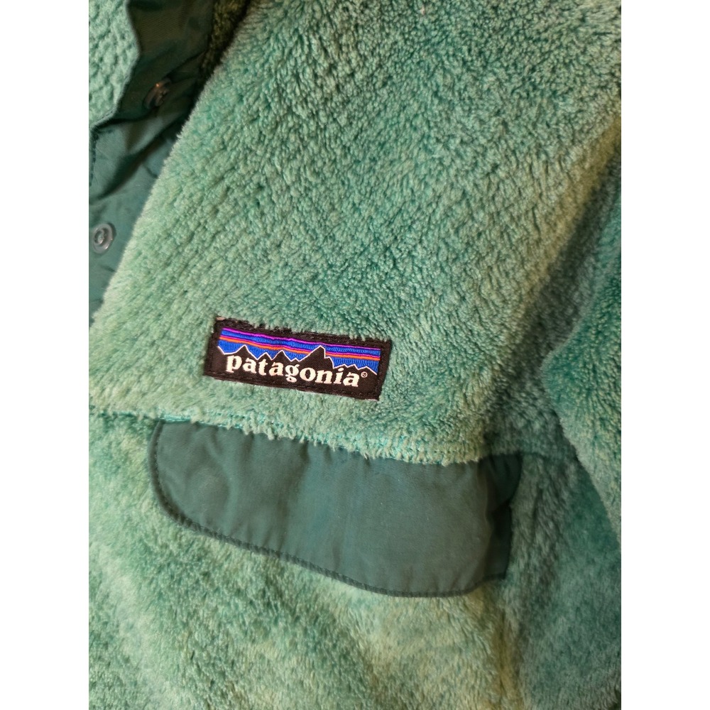 Patagonia Re-Tool Snap-T Pullover Teal Blue Fleece Jacket Womens Small Polartec - Picture 3 of 7